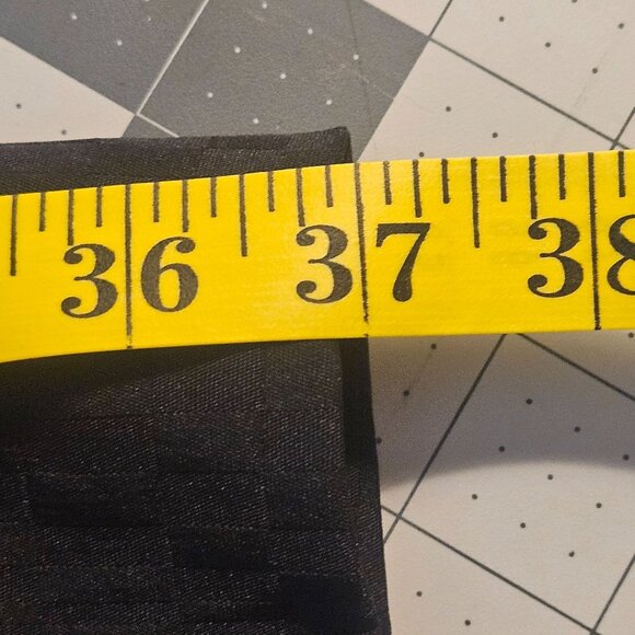 Alberto Makali Womens Black Textured Checkered Pants Size 8 Silk Blend Slim Fit - Picture 14 of 15